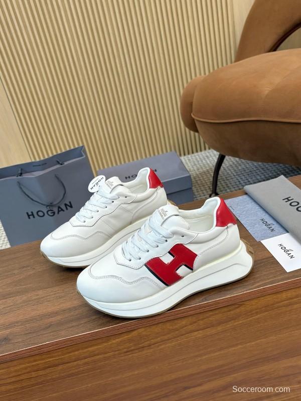 Hogan H-STRIPES Series Couple Thick Sole Dad Shoes Airship Sneakers - AS00350