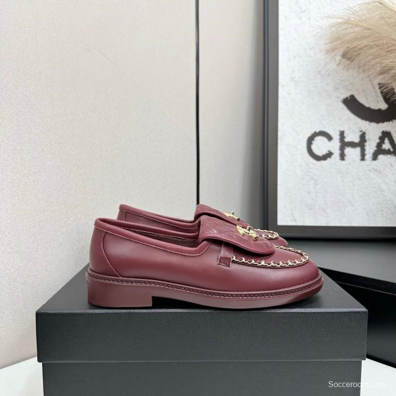 Chanel Classic Flap Chain CC Buckle Loafers - LY00320