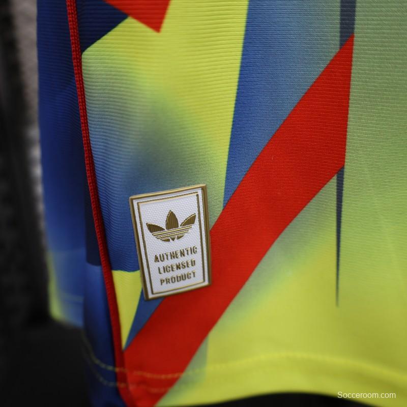 25/26 Player Version  Arsenal Third Multi-Color with Geometric Diamond Pattern Jersey