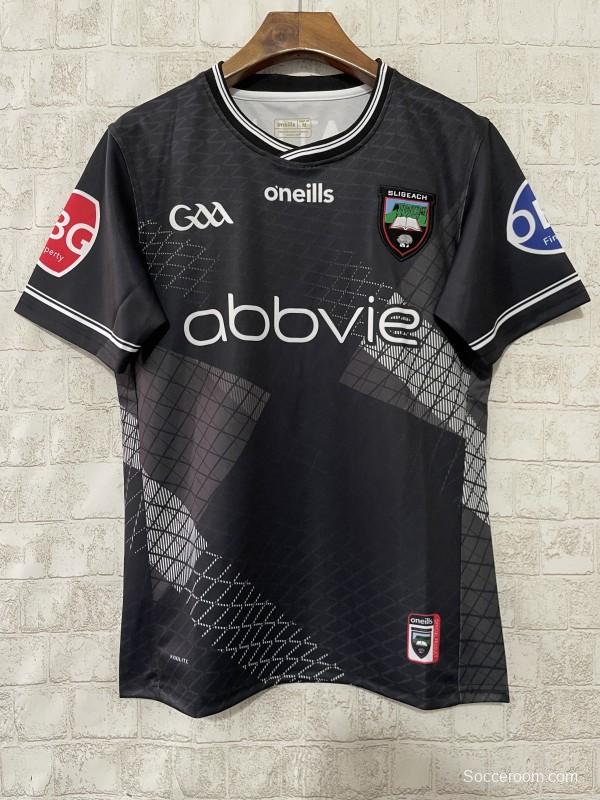 25/26 Sligo GAA Black with Geometric Pattern Jersey