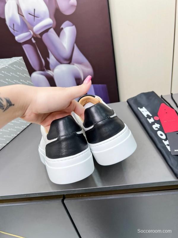 Kiton Spring Summer 2025 Lace-Up Old Money Style Casual Men's Shoes - KFY00320