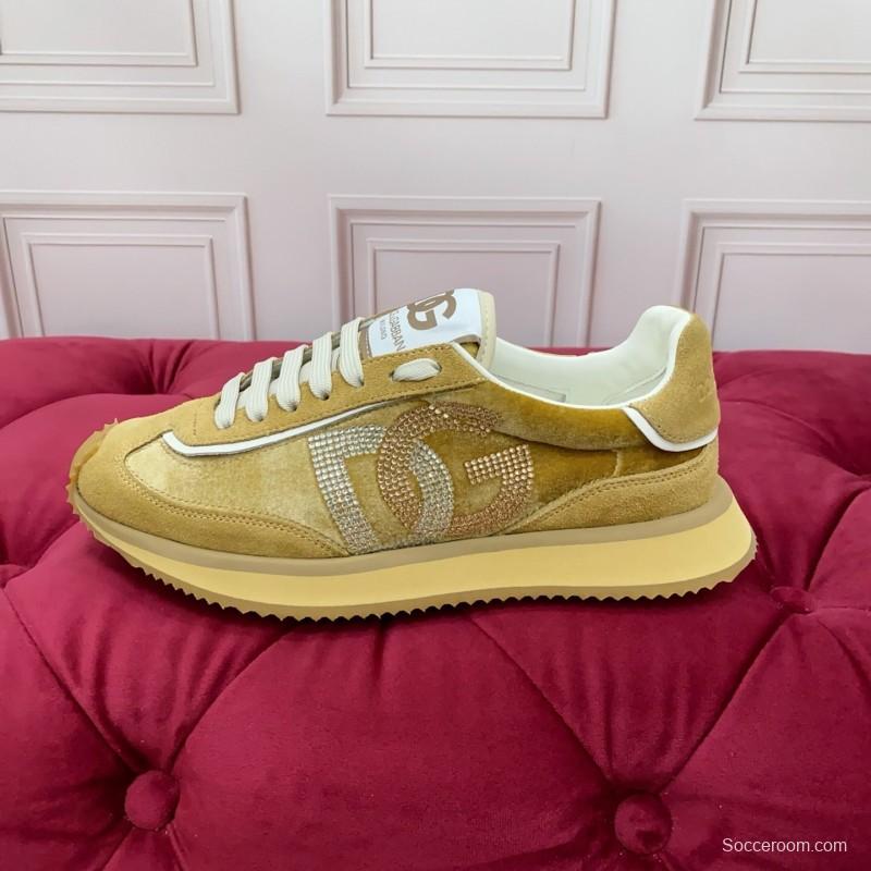 Dolce & Gabbana 2025 SS New Collection Luxury Embroidered Logo Sneakers - AS00300