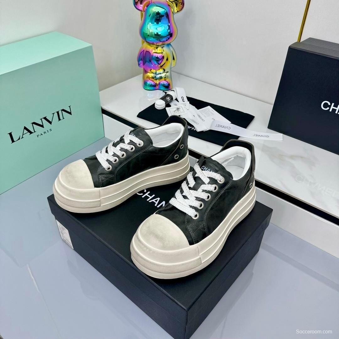 Chanel 2025 SS Panda Casual Sneakers Dirty Style - LY00330
