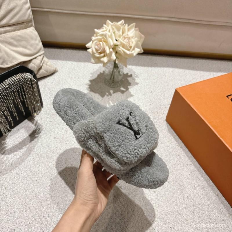 L牌 Wool Lazy Slippers - LY00260