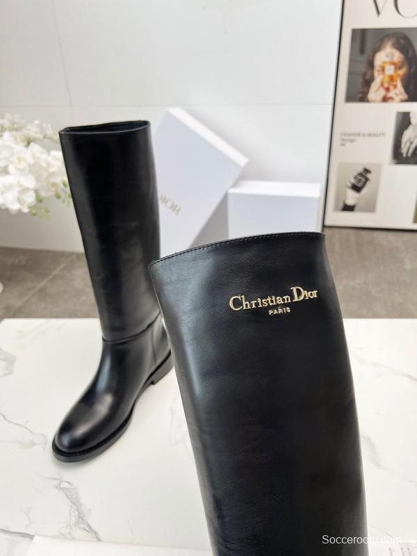 Dior 2025/SS Retro British Style Brogue New Knight Boots - LY00460