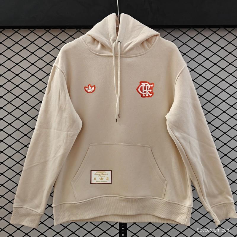 25/26 Flamengo Retro Embroidered Logo Hoodie 9 Colors