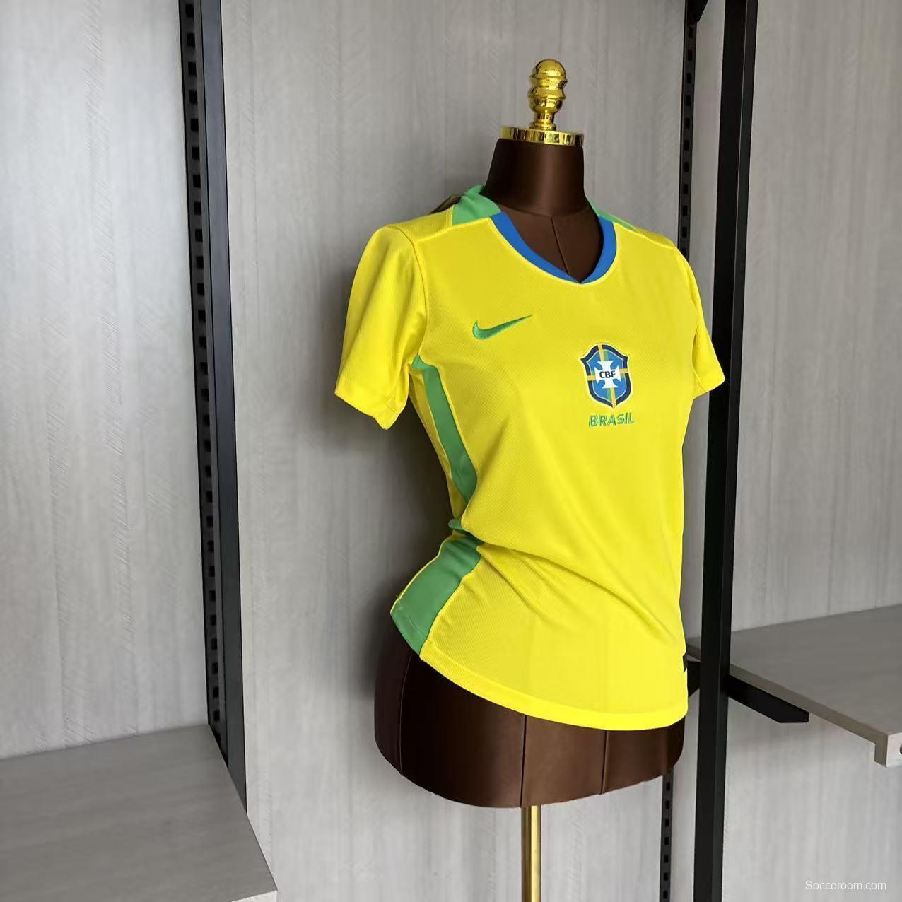 25/26 Women Brazil Home Jersey