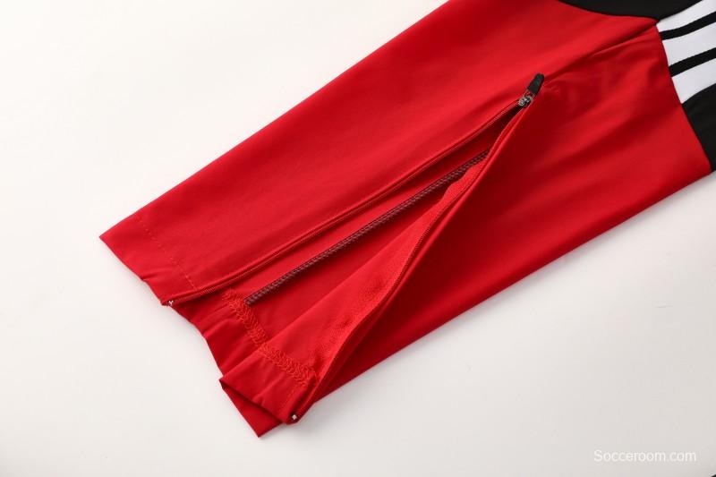 2026 Germany Hoodie Black Full Zipper Windbreaker + Long Pants