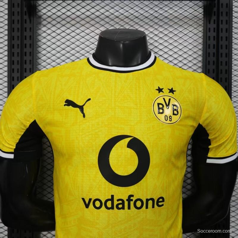 25/26 Player Version Borussia Dortmund Yellow with Black Trim Jersey