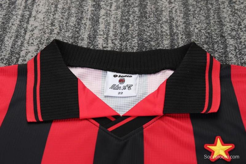 Retro Kids 97/98 AC Milan Home Jersey