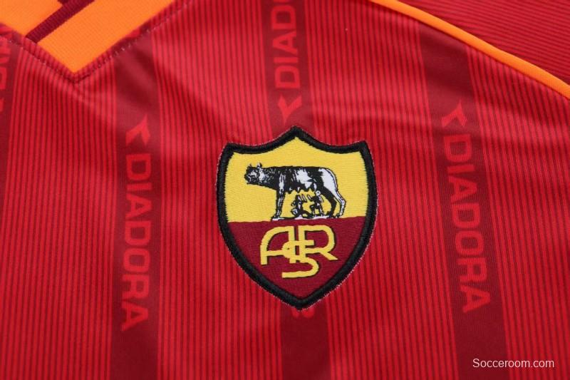 Retro Kids 99/00 Roma Home Jersey