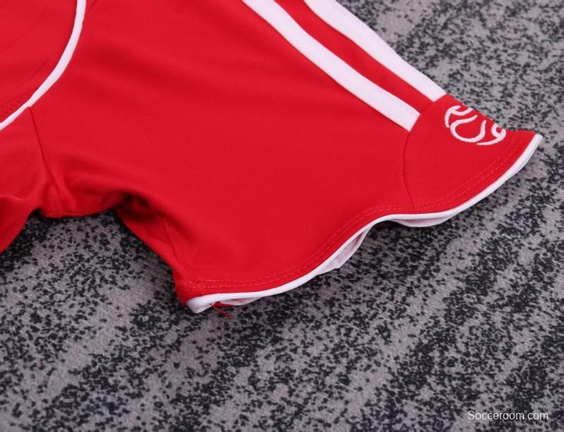 Retro Kids 06/08 Liverpool Red Home Jersey