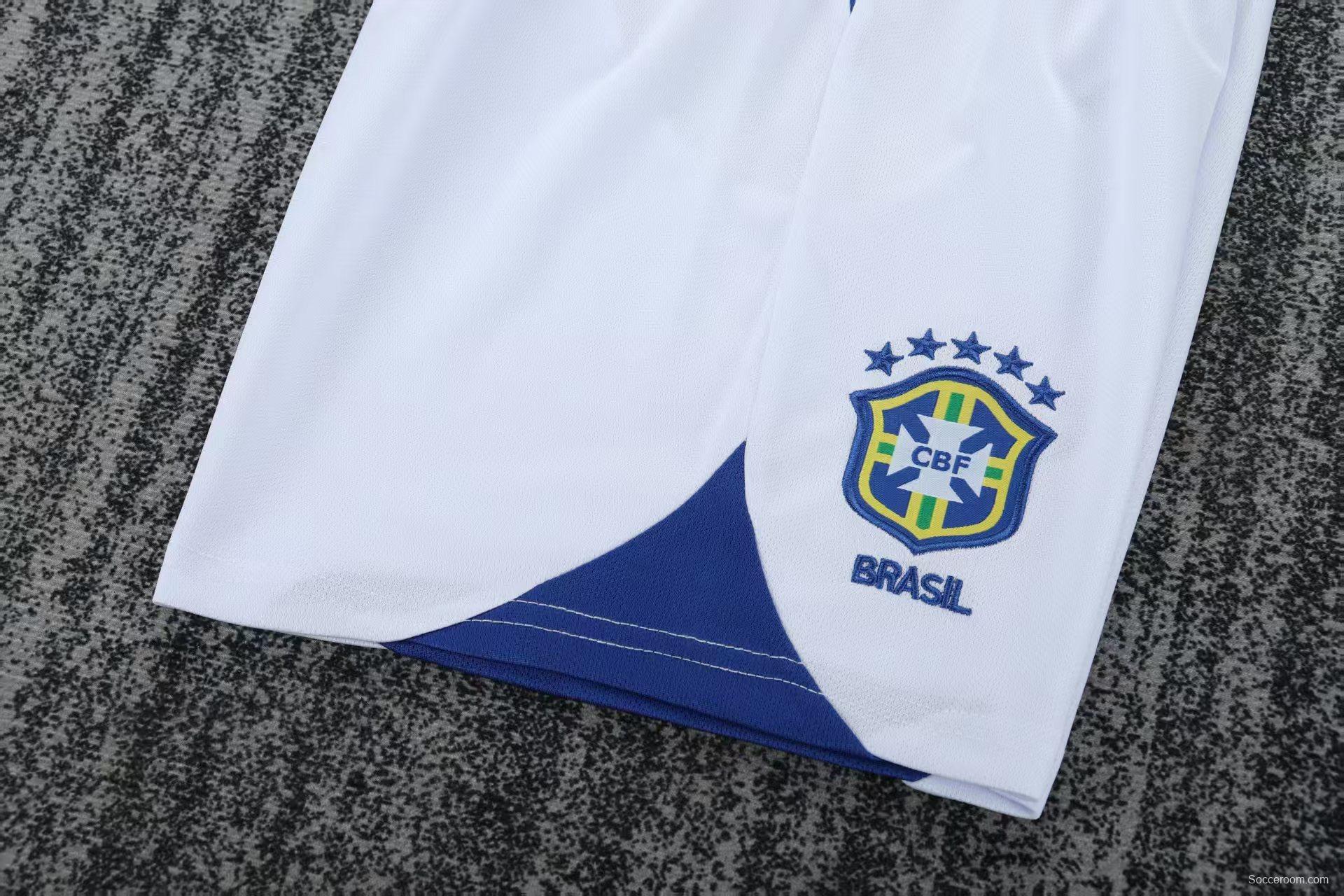 Retro 2004 Kids Brazil Away Jersey