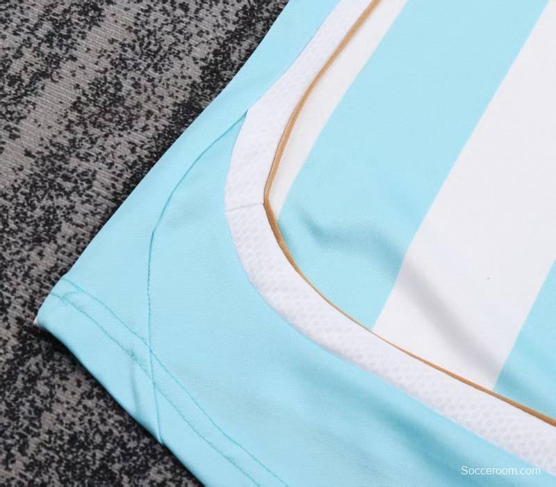 Retro Kids 2006 Argentina Home Jersey