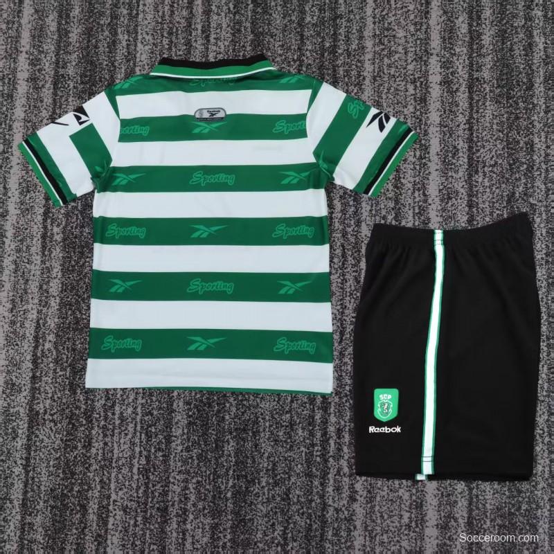 Retro Kids 99/00 Sporting Lisbon Home Jersey