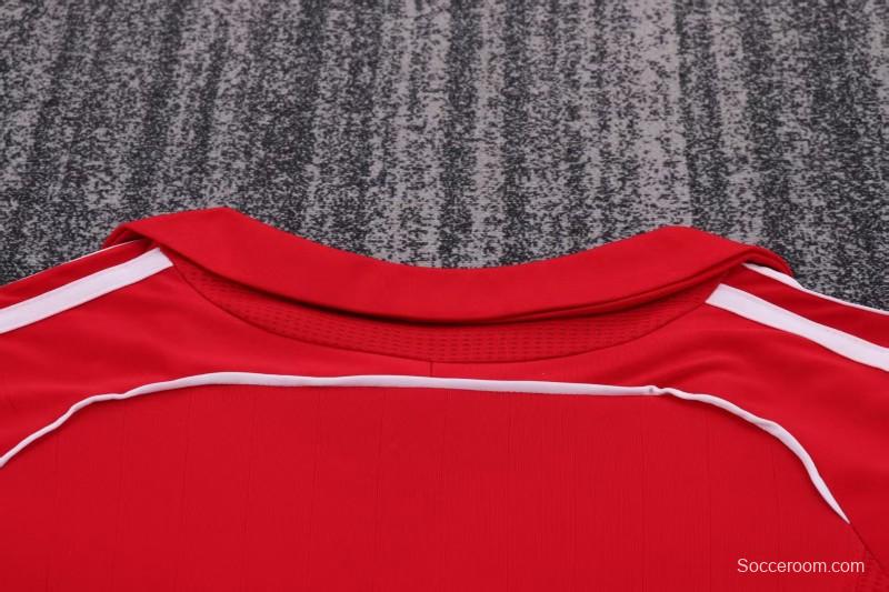Retro Kids 06/08 Liverpool Red Home Jersey