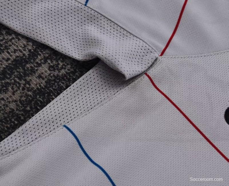 Retro Kids 03/04 FC Barcelona Away Grey Jersey