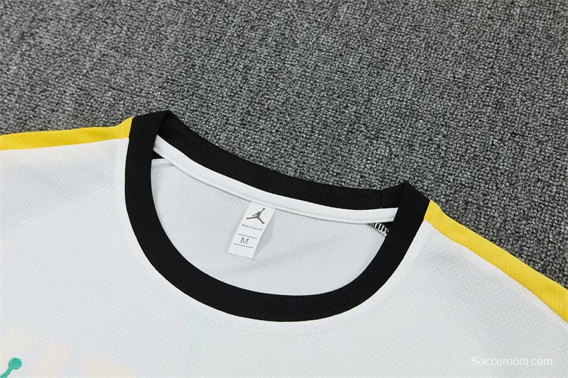 26/27 Brazil Away White Short Sleeve + Soccer Shorts