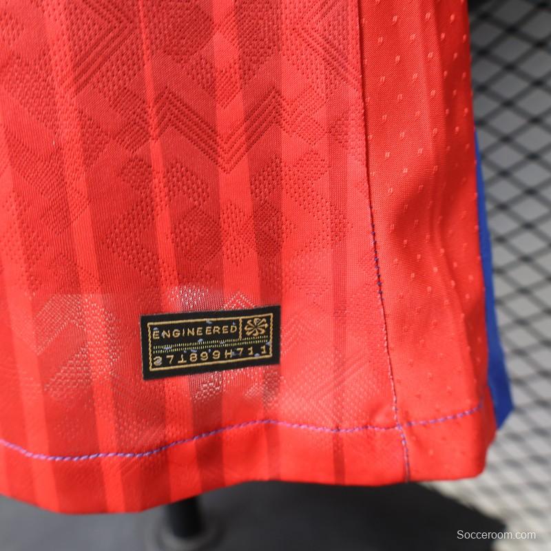 Player Version 26/27 FC Barcelona Royal Blue & Garnet Red Vertical Stripes  Special Edition Jersey