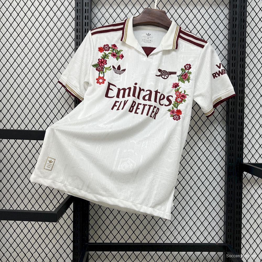 2025/26 Player Version Mens Arsenal Third-Embroidered Jersey