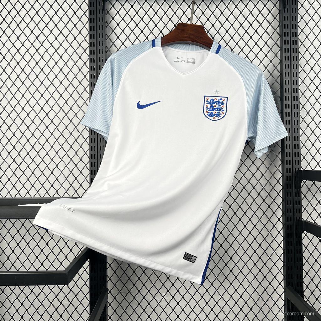 Retro 2016 England Home Jersey