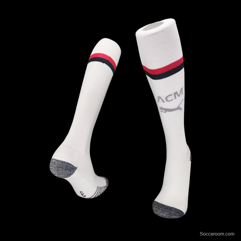 23/24 AC Milan Away White Socks