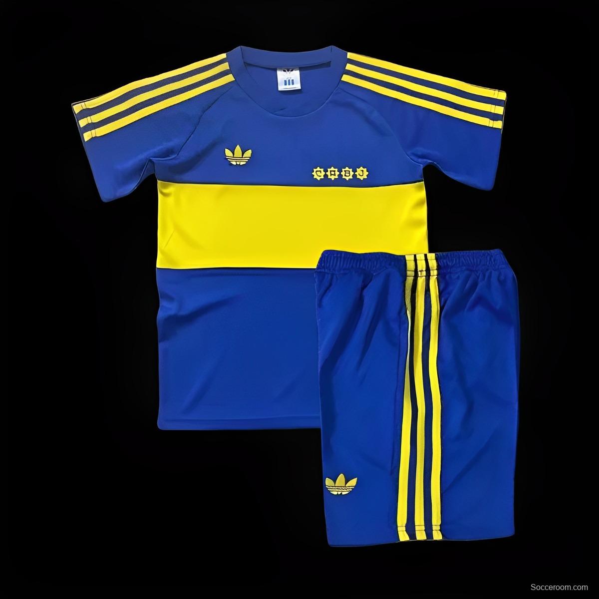 Retro Kids  1981 Boca Juniors Home Jersey