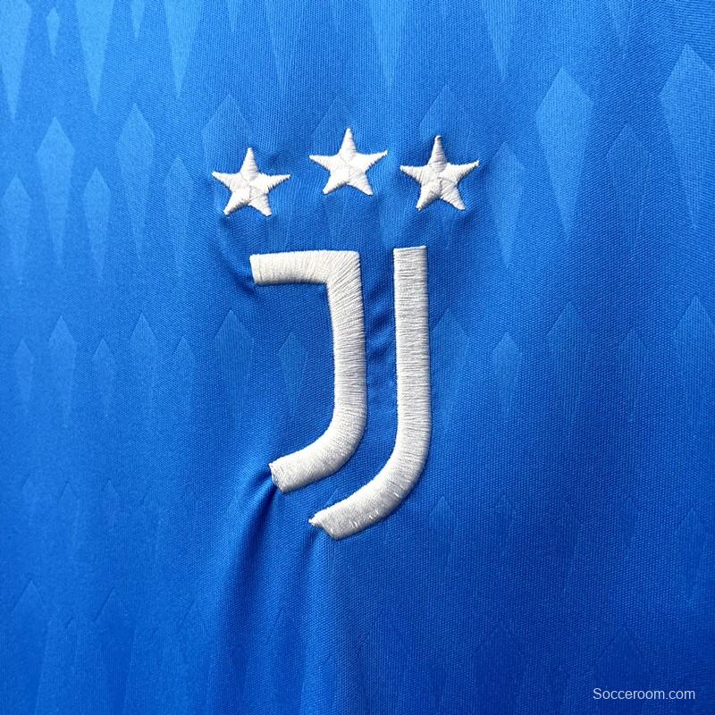 23/24 Juventus Blue Goalkeeper Jersey