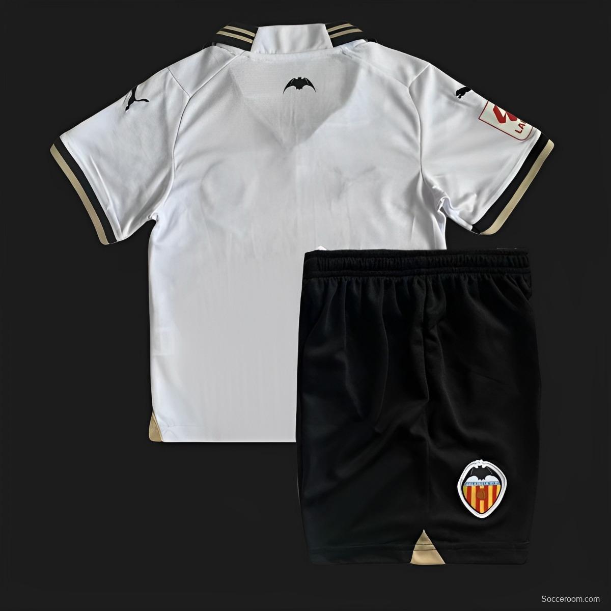 23/24 Kids Valencia Home Jersey