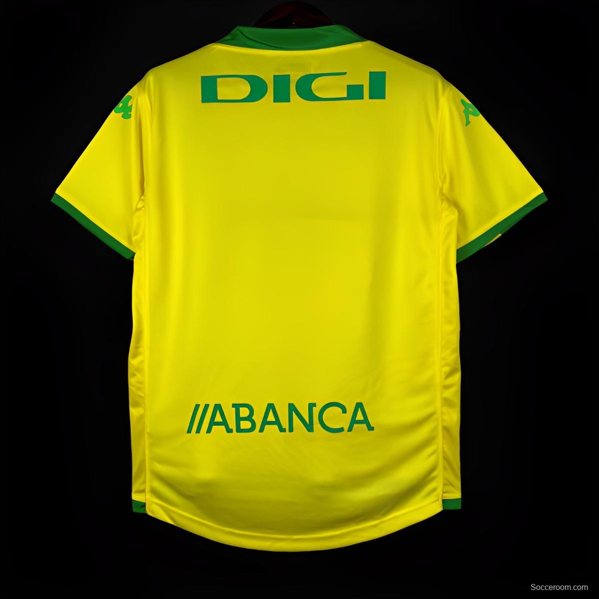 23/24 Deportivo La Coruna Away Yellow Jersey