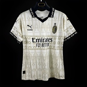 23/24 Women AC Milan x PLEASURES Forth White Jersey