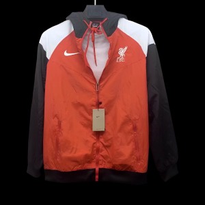 24/25 Liverpool Red/Black Windbreaker