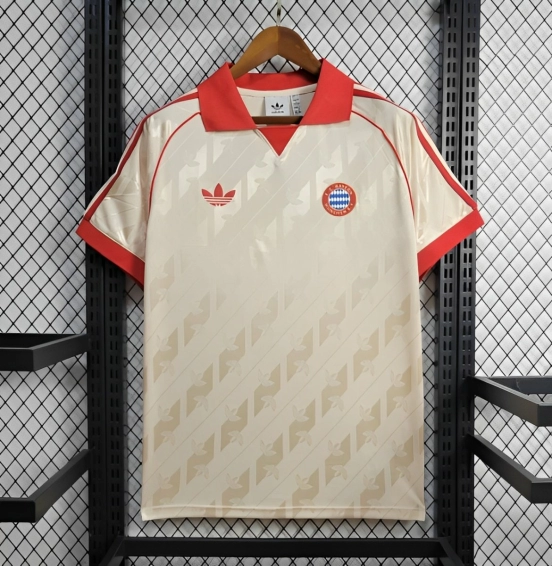 24/25 Bayern Munich Adidas Originals Cream Lifestyler Jersey