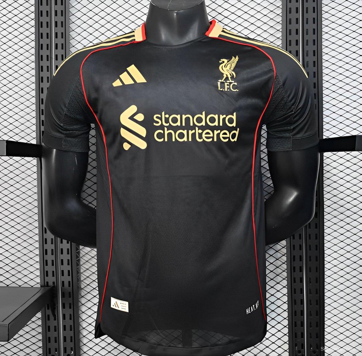 Player Version 25/26 Liverpool Third Black Jersey
