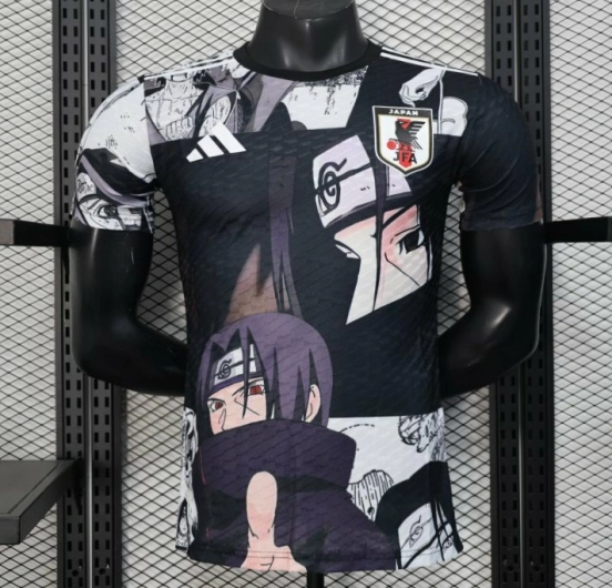 Player Version 2025 Japan Black with Anime Character Pattern Jersey