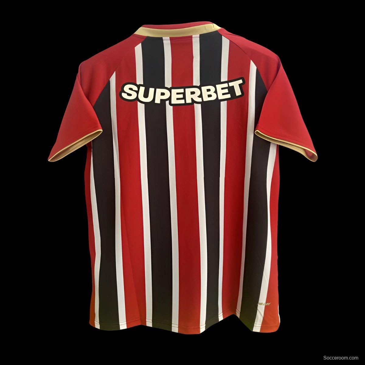 25/26 Sao Paulo Away Jeresy With Full Sponsors