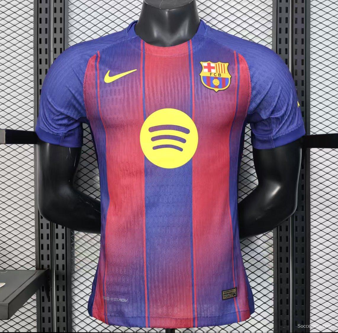 Player Version 25/26 Barcelona Home Jersey