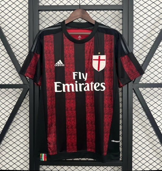 15/16 Retro AC Milan Home Jersey