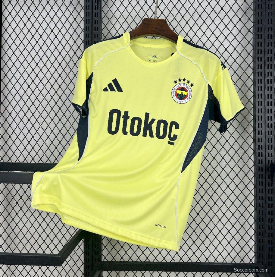 25/26 Fenerbahce Away Yellow Jersey