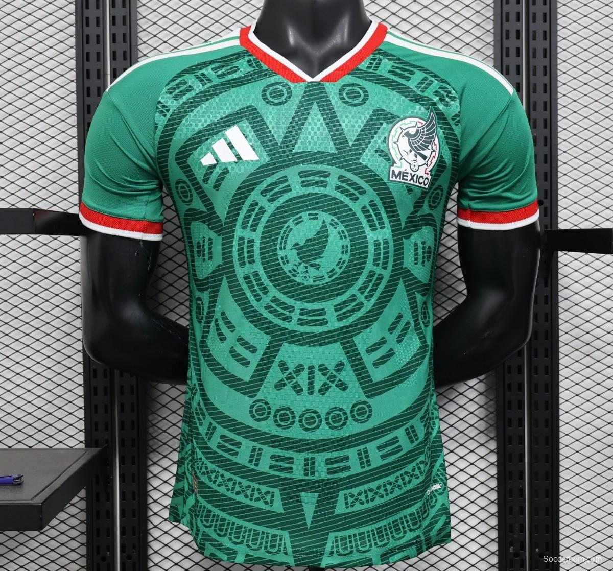 Player Version 2025 Mexico Home Jersey