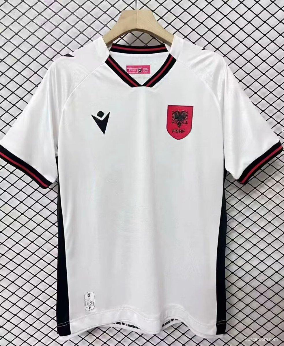2025 Albania Away White Jersey