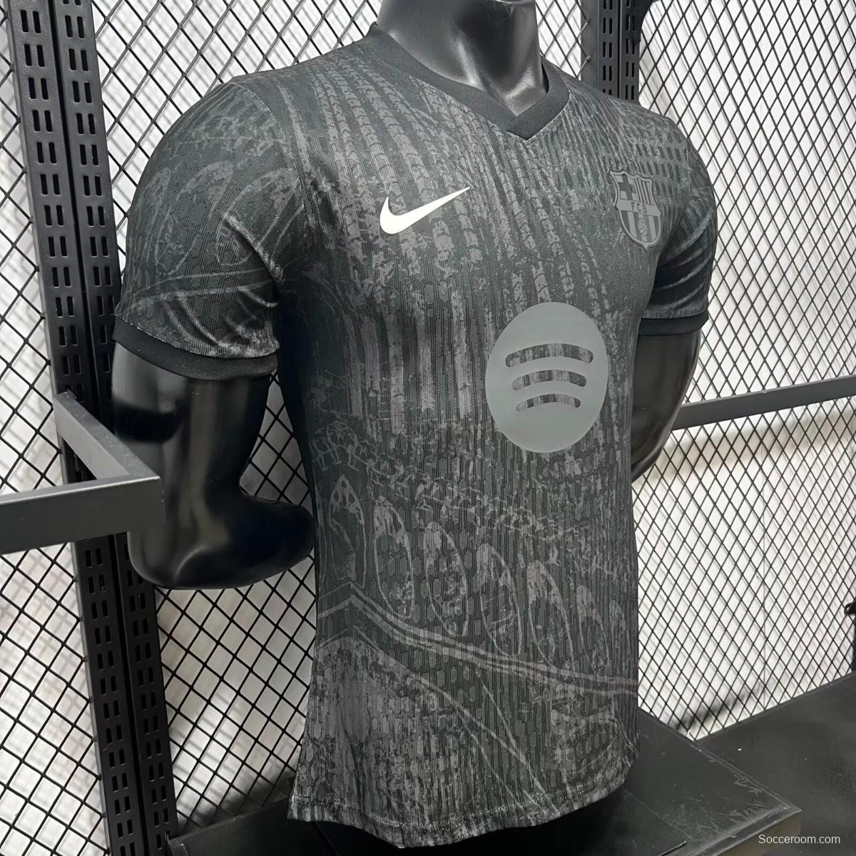 Player Version 25/26 FC Barcelona Black Special Edition Soccer Jersey