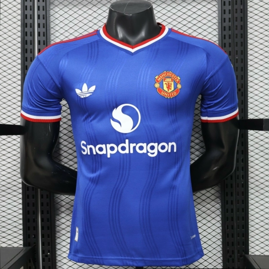 Player Version 26/27 Manchester United Away  Blue  Special Edition Jersey