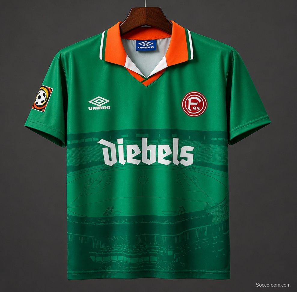 Retro 96/97 Fortuna Dusseldorf Away Green Jersey