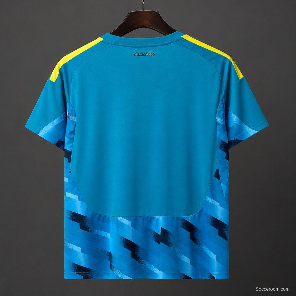 2026 Spain Blue Goalkeeper Jersey