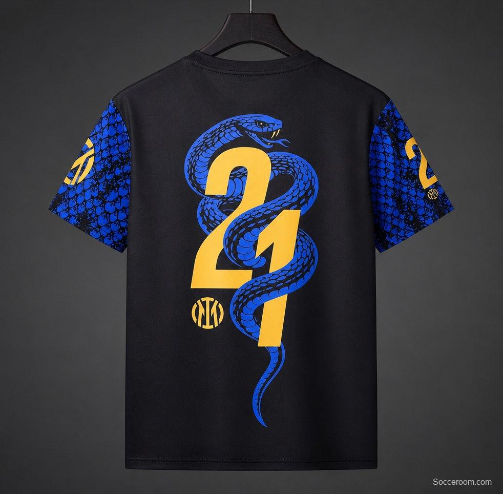 26/27 Inter Milan "Campioni d'Italia 25/26" Black T-shirt