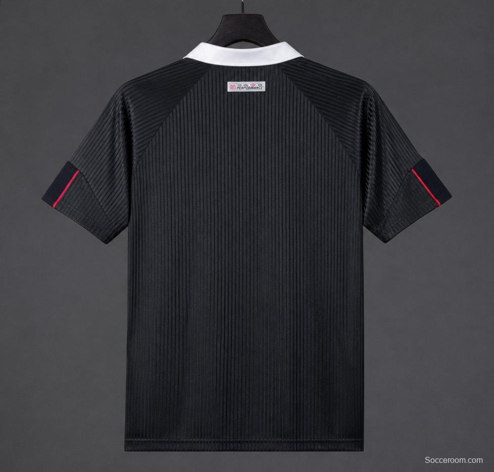 Retro 1997/99 England Black & Red Away Jersey