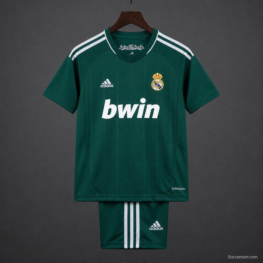 Retro 12/13 Kids Real Madrid Third Green Jersey