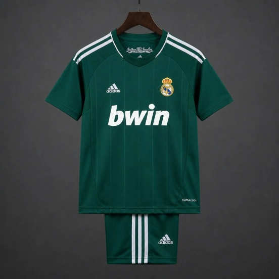Retro 12/13 Kids Real Madrid Third Green Jersey