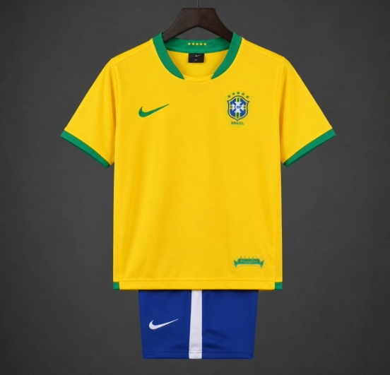 Retro 2006 Brazil Home Jersey